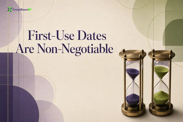 FIRST USE DATES ARE NON-NEGOTIABLE